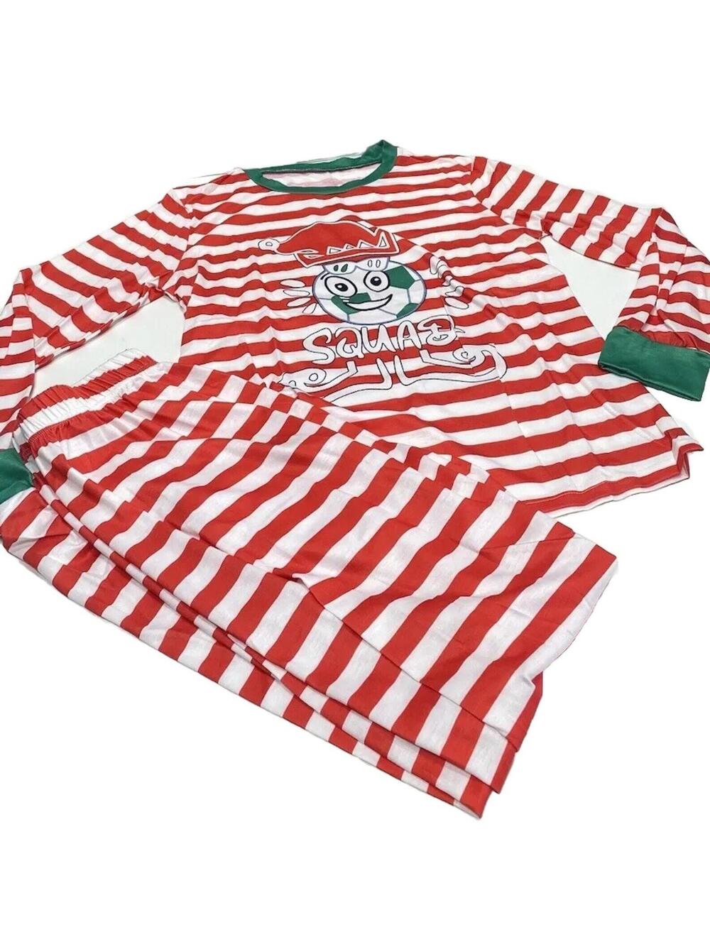 Christmas Elf Squad Striped Family Pyjamas Women’s Small Holiday Pajama Set